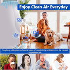 Air Vent Filters 12"x90",2Roll Cut to Fit Air Filter(up to 120 filters),MERV 8 Triple Filtration Electrostatic Vent Filter Material for AC, HVAC Furnace, Mobile Home-Includes 48 Adhesive Hook Tape