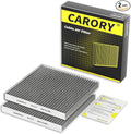 2 Pack Cabin Air Filter w/Activated Carbon for Toyota Camry, Corolla, RAV4, Prius, Highlander, Sienna, Venza, Crown, Lexus ES350, ES300h, NX250, RX350, RX450h, Subaru Outback, Mazda CX9 and More