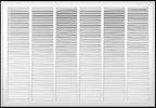 HVAC Premium 36" X 20" Steel Return Air Filter Grille for 1" Filter - Fixed Hinged - HVAC Duct Cover - Flat Stamped Face - White [Outer Dimensions: 38 5/8"w X 22 5/8"h]