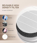 MelodySusie Advanced Cordless Portable Nai DustCollector, SProR 3500RPM Powerful Nail Vacuum Fan with 3 Suction Modes,Reusable Filter & Low Noise for Mobile Nail Tech, DIY Nail Artist & Home Use