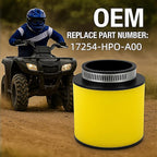 17254-HP0-A00 Air Filter Air Cleaner Suitable For Honda Pioneer 500 700 Foreman 500 Rubicon 500 4x4 Rincon 680 4x4 Big Red 700 TRX680 TRX650 TRX520 TRX500 TRX420 TRX400X TRX400EX SXS700 SXS500 MUV700