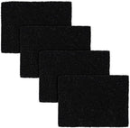 Compost Bin Carbon Odor Filters Substitute for Jo-seph Intelligent Waste Food Waste Caddy Replaceable Rectangle Activated Carbon Filters Pad for Kitchen (Pack of 4)