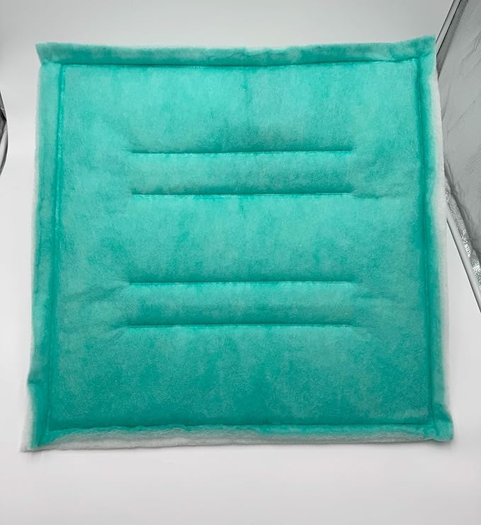 Spray Booth Intake Tacky Filter Panel, Internal Frame (24/case, 24" x 24")