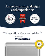 Windmill Window Air Conditioner - Quiet & Smart, Easy Install, Voice-Enabled, Remote & App Control AC Unit - 10,000 BTU Inverter w/WhisperTech