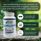 Spa Platinum Pro Natural Hot Tub Treatment – Fast Acting Cloudy Water Solution – Six Months Supply – Keep Spa Water Clear, Balanced & Fresh | Easy-to-Use Hot Tub Water Treatment – (8 oz x Pack of 6)