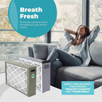 16x20x4 Air Filter Replacement MERV 11, FC100A1003 Pleated HVAC AC Furnace Filters with Wholesalehome Cleaning Cloth, 3-Pack (Actual Size: 15.94 x 19.75 x 4.38 Inches)