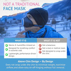 Cold-Weather Breathing Mask for Athletes & Cold-Air-Sensitive Users — Warms & Humidifies Inhaled Air — Includes 1 Asthma/Sport + 1 Racing #1 Filter