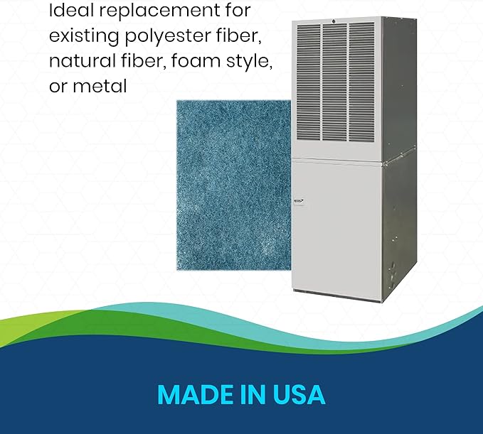 Polyester Washable Fiber Furnace Door Filter for Mobile, Manufactured and Modular Homes (16 x 26)