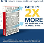 Filtrete 16x25x4 (SlimFit) AC Furnace Air Filter, MPR 1000, MERV 11, Allergen Defense, Electrostatic Air Cleaning Filter, 2-Pack (actual size 15.5 x 24.5 x 3.75 in)