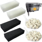 2 Set of Three-Stage Filtration Tank Filter Maintenance Kit, Replacement for AquaClear 110 Power Filter, Fish Tank Filter for 60- to 110-Gallon Aquariums