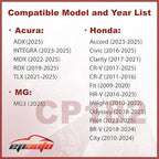 EPAuto CP182 (CF11182) Cabin Air Filter Replacement for Honda Accord, Civic, CR-V, Fit, HR-V, Insight, Odyssey, Pilot, CR-Z, Clarity, Acura Integra, MDX, RDX, TLX - Fits Select Models 2009-2025