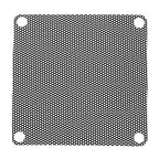 MECCANIXITY 10PCS PC Dust Filter, 70mmx70mm PVC Computer Case Cooler Dustproof Mesh Cover Fan Grills for Computer Chassis Speaker, Black