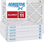 Aerostar 20x22x2 MERV 11, Pleated Air Filter, 20x22x2, Box of 6, Made in the USA