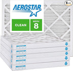 Aerostar 15x20x2 MERV 8, Pleated Air Filter, 15x20x2, Box of 6, Made in the USA