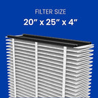 AprilAire 213 Replacement Filter for AprilAire Whole House Air Purifiers - MERV 13, Healthy Home Allergy, 20x25x4 Air Filter (Pack of 8)