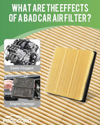 CA11305 Engine Air Filter Fits for 328i, 328i xDrive, 320i, 320i xDrive, 428i, 428i xDrive, 428i Gran Coupe, 328i GT xDrive Air Filter Replacement Car Accessories