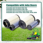 YUXIVCNE 2Pcs LVU34503 LVU34504 Primary & Secondary Air Filter Compatible with John Deere 1023E 1025R 1026R 2025R 2026R Tractor, 2400 2700 Precisioncut, 2550 Triplex Mower, 2700 2750 E-Cut Hybrid