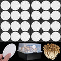 24 Pcs 2.5" Monotub Adhesive Filter Disks-3MM Thick Monotub Filter Discs-Monotub Filters for Mushroom Growing Supplies Filter Pad Replacements