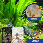 16 Pcs Aquarium Filter Media Bags with Plastic Zipper, Fish Tank Fine Mesh Bags for Activated Charcoal Aquarium, Reusable Aquarium Accessories for Ceramic Rings, Volcano Rock(4inx6in Black, White)