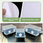 24 Pcs 2.5" Monotub Adhesive Filter Disks-3MM Thick Monotub Filter Discs-Monotub Filters for Mushroom Growing Supplies Filter Pad Replacements