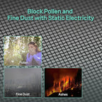 Premium Window Screen Replacement DIY KIT 39" 51" Blocks Rain, Pet Scratch, Pollen, Fine Dust 99%, 30Mesh Durable New Material (W39in X L120in-Only Screen)