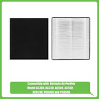 MD1-0022 Replacement Filter, Compatible with Vornado Air Purifier Models AC300, AC350, AC500, AC550, PCO200, PCO300 and PCO500, 1 HEPA Filter MD1-002 + 4 Pre-Filter MD1-0023