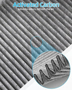 Model Y External Hepa Air Filter with Activated Carbon, External Air Recirculation,Replacement Air Filter Comptatible with Tesla Mode y and model y juniper accesories (Model y-out-airfilter-OE)