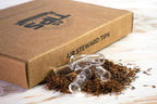 Premium Quality Glass Cigarette Rolling Filter Tips - Pack of 10 (8x25mm-Round Mouth)