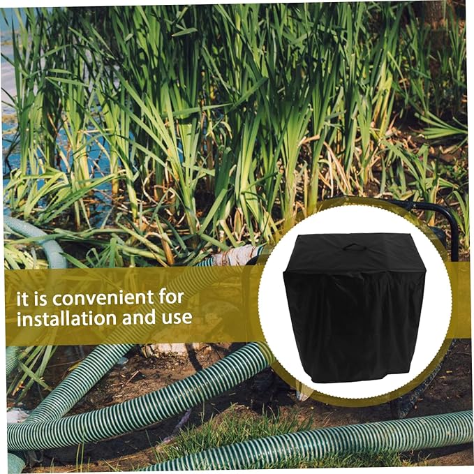 GALPADA Garden Pump Cover Filter for Outdoor Use Effortless Installation Durable and Easy to Clean