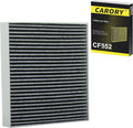 Cabin Air Filter w/Activated Carbon for Nissan Rogue 21-25, Altima 19-25, Kicks 18-25, Pathfinder 22-25, Sentra 20-25, Versa 20-25, INFINITI QX50 19-24, QX55 22-25, QX60 22-25, QX80 19-25