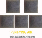Solder Fume Extractor Soldering Smoke Absorber Welding Smoke Remover with 5 Carbon Filters