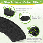 8 Pack Thickened 0.45” Carbon Filters Compatible with Litter Robot 4, Cat Litter Box Filters Replacement to Control Damp from Pets and Absorb Odors for a Fresh Home Life