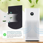 Breathe Naturally Universal Cut To Fit Carbon Activated Air Filter - Replacement Charcoal Filters - Pre Filter Carbon Sheet for Air Purifier, Vent Filters & More - Made in USA (Pack of 1, 6x48)