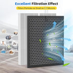 Filter Q–1712-0123-00 Replacement filter for Winix 5510 and 5520 Air Purifier, 5510 Replacement Set: 2 HEPA & 2 Carbon Filters