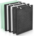Air400 Filter Compatible with Bissell Air400 Air Pu-rifier Filter Replacement 2479 Series, Compared to Part# 2521, 2520, 3365, 2 H13 True HEPA (2521) +2 Carbon Filters (2520) +2 Pre-Filters