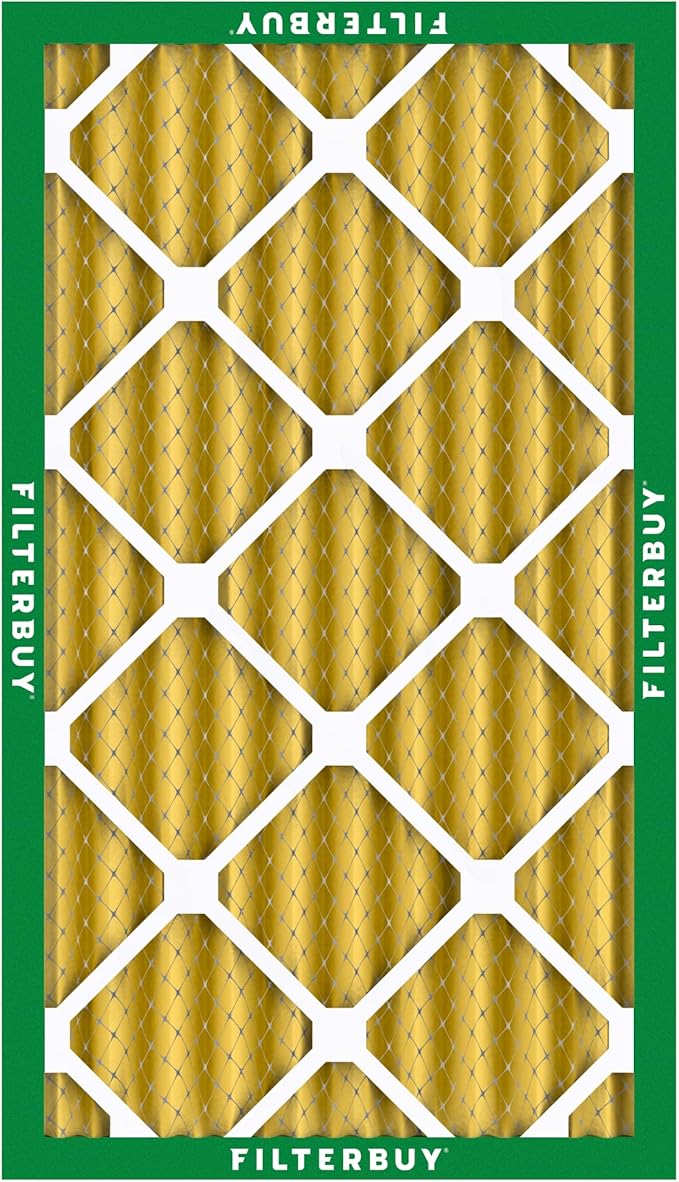Filterbuy 16x24x4 Air Filter MERV 11 Superior Pet & Allergy Defense (6-Pack), Electrostatic Pleated HVAC AC Furnace Filters Replacement, Made in USA (Actual Size: 15.38 x 23.38 x 3.63)