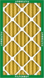 Filterbuy 14x25x4 Air Filter MERV 11 Superior Pet & Allergy Defense (2-Pack), Electrostatic Pleated HVAC AC Furnace Filters Replacement, Made in USA (Actual Size: 13.88 x 24.88 x 3.63)