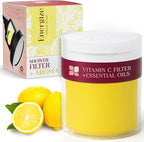 Vitamin C Shower Filter Replacement Cartridge + Shower Steamers Aromatherapy - K Beauty Skin & Hair Enhancement, Universal Water Filter Replacement for AquaBliss - Lemon Spa Scent