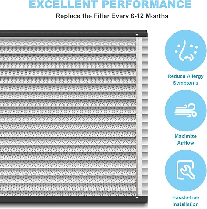 213 Replacement Filter for AprilAire Whole House Air Purifier, Models 1210, 1620, 2120, 2200, 2210, 2216, 3210, 4200, MERV 13 Furnace Air Purifier, (Actual Size: 20.8x24.8x4 Inch), 1Pack