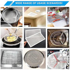 10 Mesh Stainless Steel Mesh Screen 304, 15.7'' x 147''(40cm x 375cm) Metal Mesh Screen, Rust Free Wire Screen Mesh, 2mm Hole Easy to Cut for Air Vent Mesh, Window Screen, BBQ, Craft DIY
