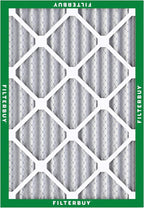 Filterbuy 24x28x2 Air Filter MERV 8 Essential Dust & Allergy Defense (3-Pack), Electrostatic Pleated HVAC AC Furnace Filters Replacement, Made in USA (Actual Size: 23.50 x 27.50 x 1.75)