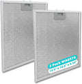 2 Pack WA0575 Range Hood Filters 13.5" x 14.4" x 0.35", 5-Layer Aluminum Mesh Replacement Grease Filters, Compatible with Whirlpool, Vissani, Zline, Ciarra and More