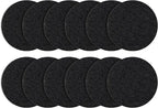 ENLOY 7.25 Inch Charcoal Filters for Kitchen Compost Bin, 12 Pack Compost Bin Charcoal Filters for Countertop Bin Pail Replacement, Longer Lasting Round Activated Charcoal Home Bucket Refill Sets