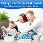 4-Pack Humidifier Filter Replacement for Honeywell HAC504 Filter A - Compatible with Honeywell HAC-504 HAC 504 AW Series Wicking Filters Model HAC-504AW HAC504AW HCM-300T HCM-350 Air Purifier Wick