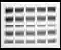 HVAC Premium 24 x 18 Duct Opening Steel Return Air Filter Grille, for 1-inch Filter, Removable Door, Flat Stamped HVAC Vent Cover Grille, Outer Dimensions 26.5 x 20.5