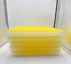 Paint Booth Exhaust Fiberglass Filter Pad (US Manufacturer), Heavy-Duty Paint Arrestor for Spray Booth (400/case, 25" x 20")
