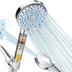 Cobbe Filtered Shower Head with Handheld, High Pressure 7-mode Showerhead with Filters for Hard Water - Remove Chlorine - Reduces Dry Itchy Skin, Patented Paddle Shift Design, Chrome