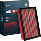 KAX Premium Engine Air Filter, CA11876 Replacement for Select Volkswagen and Audi Models, Advanced Air Filter Media, Increased Acceleration