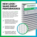 Filterbuy 25x5 Expandable Air Filter MERV 8 Dust Defense (2-Pack), Pleated Furnace Air Filters Replacement for Trane Perfect Fit BAYFTFREXM2 and American Standard (Actual Size: 27.50 x 4.38 Inches)