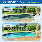 27002-0150S Pool Filter Cartridges Compatible with pentair sta-rite 27002-0150S Pool Filter System 2 Modular Media Pool and PLM150 D.E. Filter,150 sq.ft D.E. Filter with 24800-0121 Air Bleed Assembly